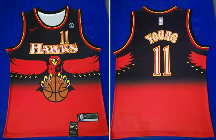 Men Atlanta Hawks #11 Young red New Nike NBA Jerseys->los angeles rams->NFL Jersey